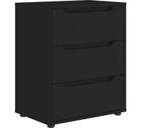 vidaXL Sideboard VISNES Noir 60x40x73 cm Bois composite