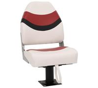 vidaXL Siège de Bateau avec piédestal pivotant à 360°, Chaise de Capitaine de Bateau avec piédestal, piédestal de siège de Bateau pivotant, siège de Bateau avec Support pivotant