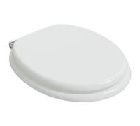 vidaXL Siège de toilette 2 pcs Blanc 44 x 38 cm Panneau MDF