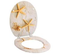 vidaXL Siège de toilette avec Couvercle MDF Étoile de mer