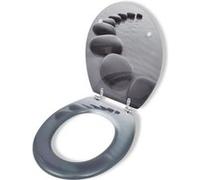 Siège de toilette avec Couvercle MDF Pierres