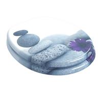 vidaXL Siège de toilette Gris 44 x 38 cm Panneau MDF