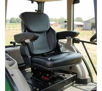vidaXL Siège de tracteur avec suspension Noir 60 x 58 x 72 cm
