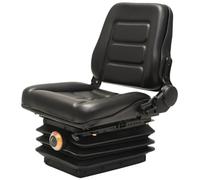 vidaXL Siège de Tracteur et de Chariot Elévateur Dossier Réglable Siège et Dossier Rembourrés Réglable Horizontalement sur 150 mm 48x48x68 cm