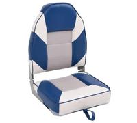 vidaXL Siège pour bateau avec dossier haut pliable 39x43x58 cm, chaise de bateau, siège de bateau pliable, siège de bateau pliant