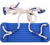 vidaXL Sièges de balançoire 2 pcs. avec pierres à grimper Bleu Polyethene