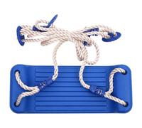 vidaXL Sièges de balançoire 2 pcs. avec pierres à grimper Bleu Polyethene