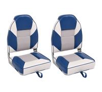 Vidaxl Sièges De Bateau Pliables Lot De 2 À Dossier Haut 39x43x58 Cm
