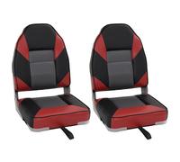 Vidaxl Sièges De Bateau Pliables Lot De 2 À Dossier Haut 39x43x58 Cm