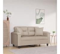 vidaXL Sierkussens 2 st 40x40 cm microvezelstof crÃmekleurig349499 Crème G