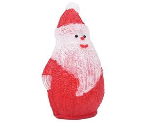 vidaXL Silhouette de Père Noël LED Acrylique Intérieur/extérieur 28 cm