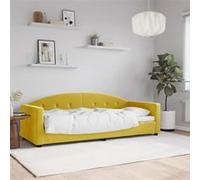 vidaXL Slaapbank 80x200 cm fluweel geel354134 Jaune G
