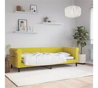 vidaXL Slaapbank 80x200 cm fluweel geel354242 Jaune G