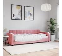 vidaXL Slaapbank 80x200 cm fluweel roze354054 Rose G