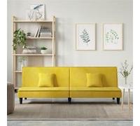 vidaXL Slaapbank fluweel geel351912 Jaune G