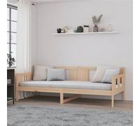 vidaXL Slaapbank massief grenenhout 80x200 cm820272 Marron G
