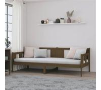 vidaXL Lit de jour Marron miel Bois massif de pin 90x190 cm 820280