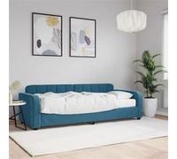 vidaXL Slaapbank met matras 80x200 cm fluweel blauw3196897 Bleu G