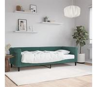 vidaXL Slaapbank met matras 80x200 cm fluweel donkergroen3197742 Vert G