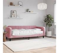 vidaXL Slaapbank met matras 80x200 cm fluweel roze3197035 Rose G