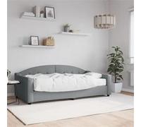 Lit de repos crème 80x200 cm tissu canapé-lit canapé-lit confortable vidaXL