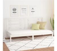 vidaXL Slaapbank zonder matras 80x200 cm massief grenenhout wit3108062 Blanc G