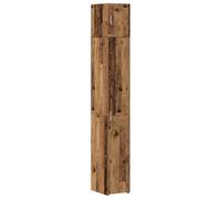 vidaXL Slim Storage Cabinet en bois vieilli 30 x 42,5 x 225 cm Bois d'ingénierie