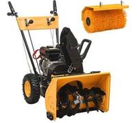 Vidaxl Souffleuse À Neige Et Balayeuse À Essence 2 En 1 6,5 Ch