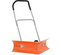 vidaXL Sneeuwschep dubbelhoekig met uitschuifbaar handvat staal oranje364820 G