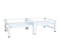 vidaXL Socle de Lave-linge et Sèche-linge et Etagère Coulissante Support de Machine à Laver Base de Machine à Sécher 51196