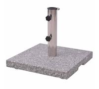 vidaXL Socle de parasol en granite 20 kg