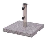 vidaXL Socle de parasol en granite 20 kg