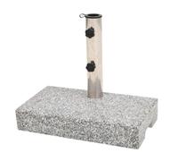 vidaXL Socle de parasol Granite rectangulaire 25 kg
