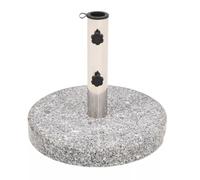 Vidaxl Socle De Parasol Granite Rond 20 Kg