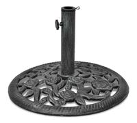 vidaXL Socle de parasol en fonte 12 kg 48 cm – Diamètre 35/38/48 mm