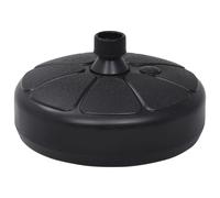 Vidaxl Socle De Parasol Rempli De Sable/D'eau 15 L Noir Noir