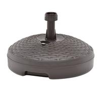 Vidaxl Socle De Parasol Rempli De Sable/D'eau 20 L Plastique Rotin