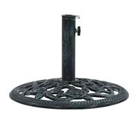 Vidaxl Socle De Parasol Vert 9 Kg 40 Cm Fonte Vert