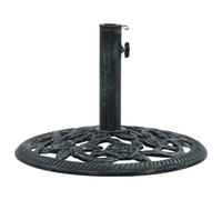 Vidaxl Socle De Parasol Vert 9 Kg 40 Cm Fonte Vert