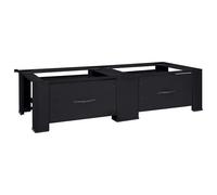 vidaXL Socle pour Machine à Laver 2 pcs Noir 64 x 55 x 32.5 cm Acier