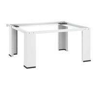 vidaXL Socle pour Machine à Laver Blanc Support Lave-Linge Base de Lave-Linge