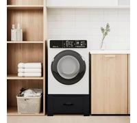 vidaXL Socle pour Machine à Laver Noir 64 x 55 x 32.5 cm Acier