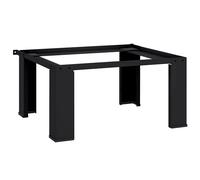 Socle pour machine à laver - vidaXL - Noir - Acier - 64x55x32,5 cm - Poids 4,8 kg - Installation facile - Protège le sol