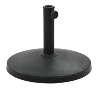 Vidaxl Socle Rond De Parasol Polyrésine 10 Kg Noir Blanc