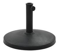 Vidaxl Socle Rond De Parasol Polyrésine 10 Kg Noir Blanc