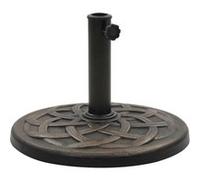 Socle rond de parasol Polyrésine 11 kg Bronze