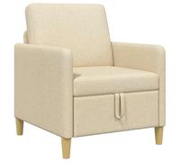 vidaXL Sofa avec Rangement Crème 72 x 78 x 87 cm Polyester,