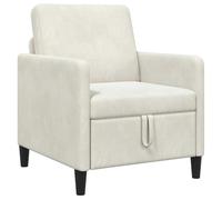 vidaXL Sofa avec Rangement Crème 72 x 78 x 87 cm Polyester,