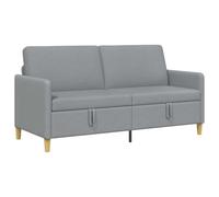 vidaXL Sofa avec Rangement Gris Clair 172 x 78 x 87 cm Polyester,
