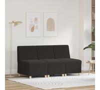 Vidaxl Sofa Chiar 3 Pcs Gris Foncé 55 X 74 X 82 Cm